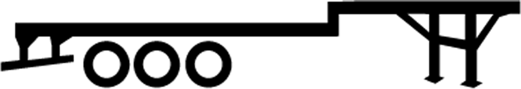 Drop Deck Trailer Icon